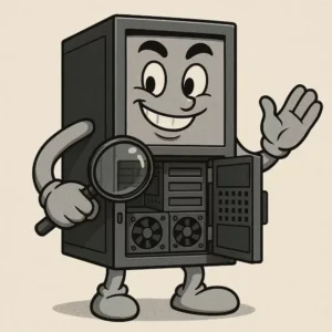 A server showing its hidden inside