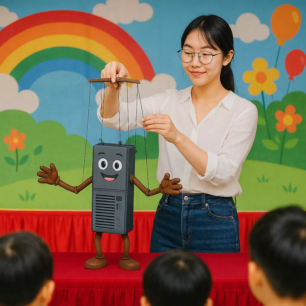 서버를 제어하는 엔지니어
