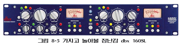 dbx 160SL 전면 패널 (전체)