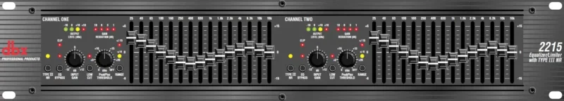 dbx 2215 듀얼 채널 그래픽 이퀄라이저
