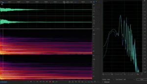 피아노의 배음 구조, 하모닉스 예시