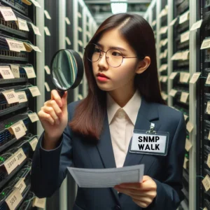SNMP Walk를 수행하는 엔지니어