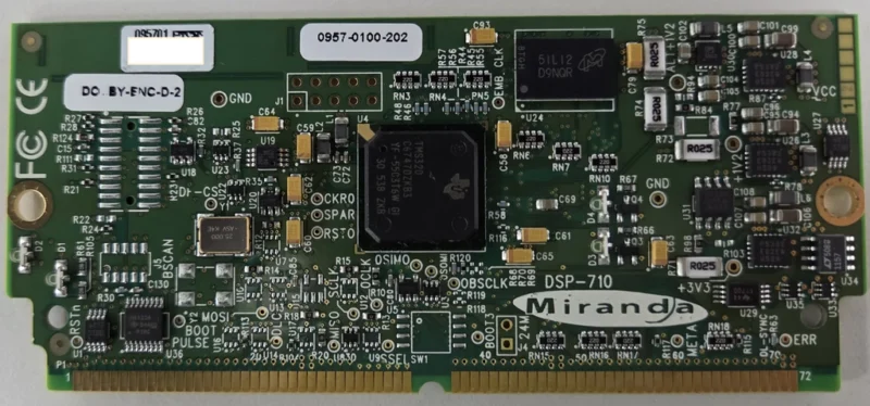 Grass Valley Miranda DSP-710 Board with Dolby Encoder